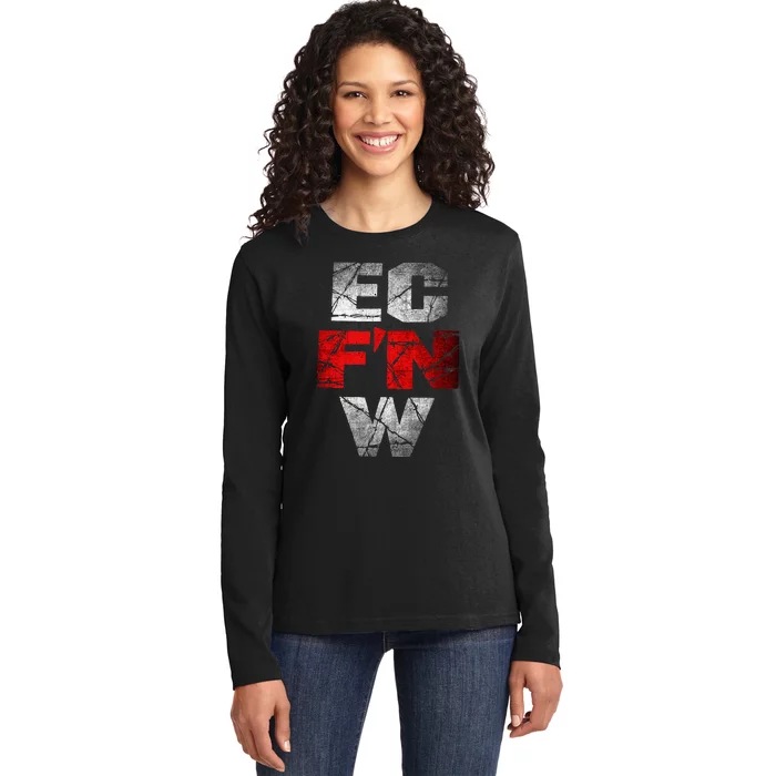 Ec FN W Extreme Championship Wrestling Ecw Ladies Long Sleeve Shirt