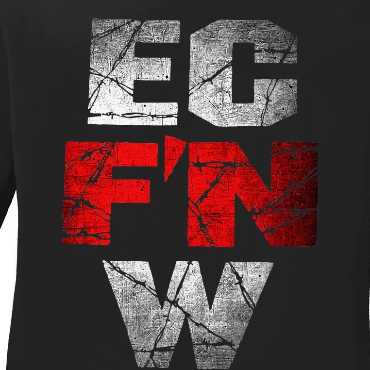 Ec FN W Extreme Championship Wrestling Ecw Ladies Long Sleeve Shirt