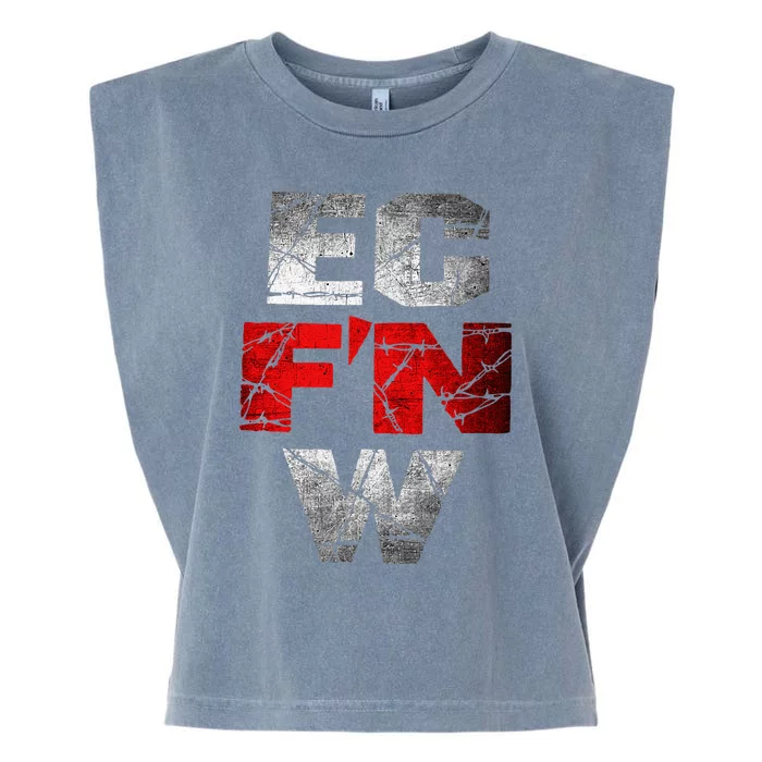 Ec FN W Extreme Championship Wrestling Ecw Garment-Dyed Women's Muscle Tee