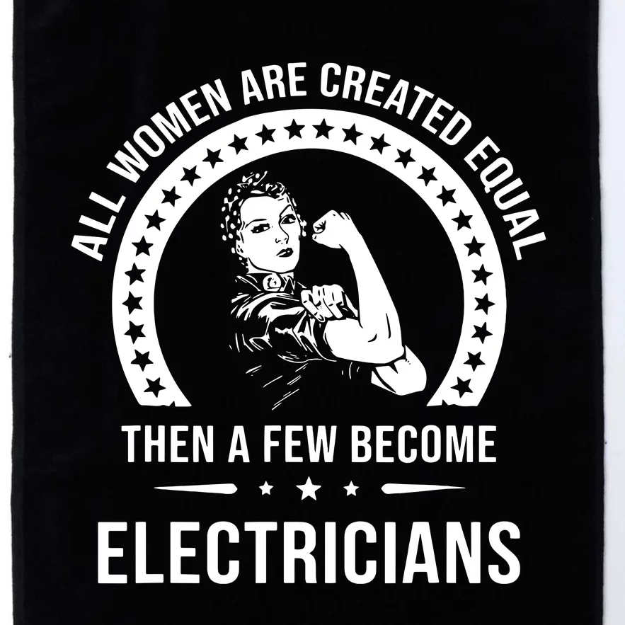 Electrician For Women Electrician Platinum Collection Golf Towel