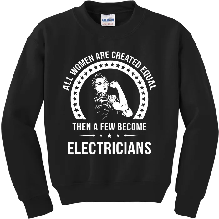 Electrician For Women Electrician Kids Sweatshirt