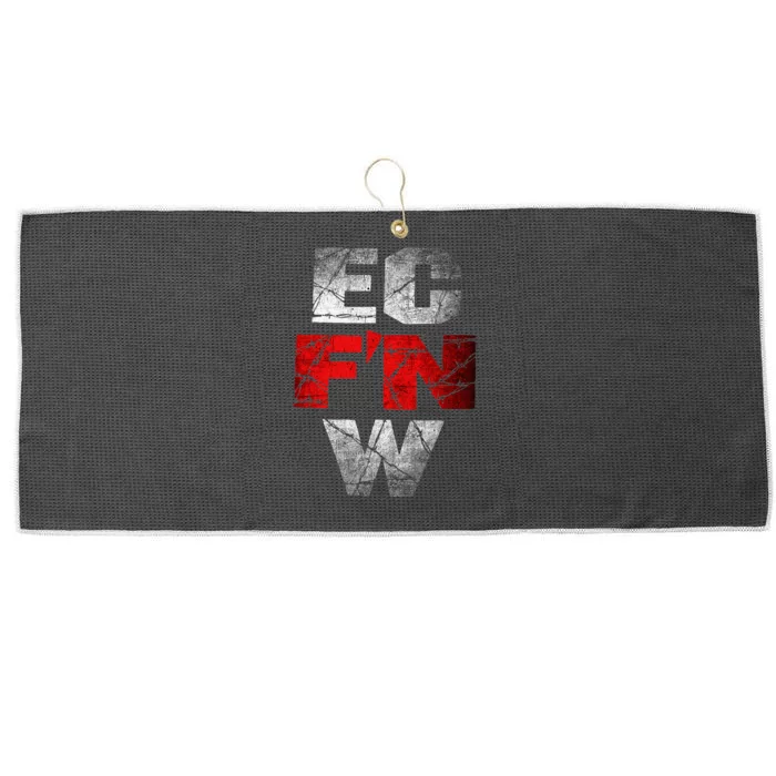 Ec FN W Extreme Championship Wrestling Large Microfiber Waffle Golf Towel