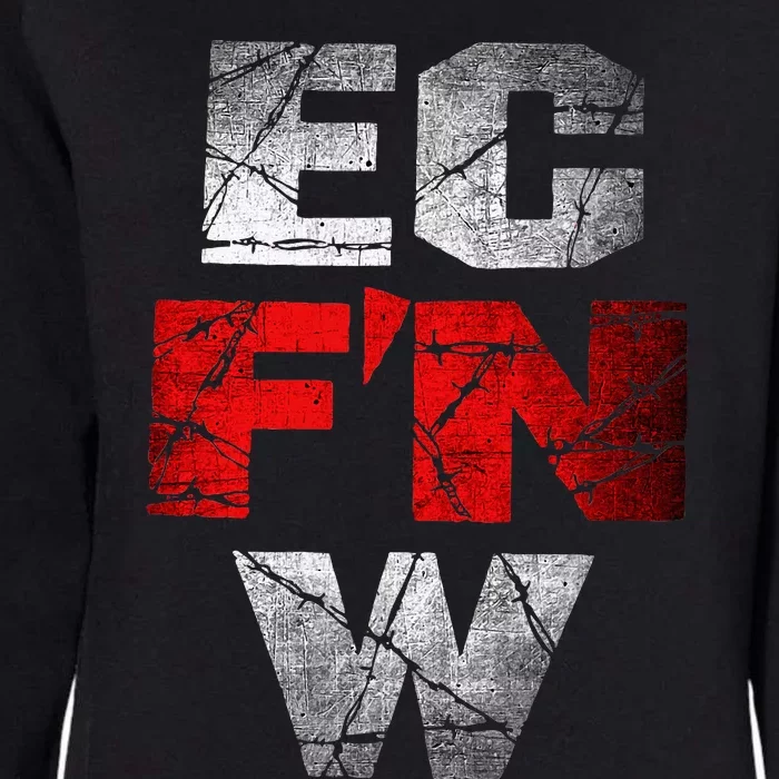 Ec FN W Extreme Championship Wrestling Womens California Wash Sweatshirt