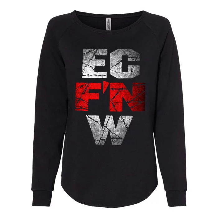 Ec FN W Extreme Championship Wrestling Womens California Wash Sweatshirt