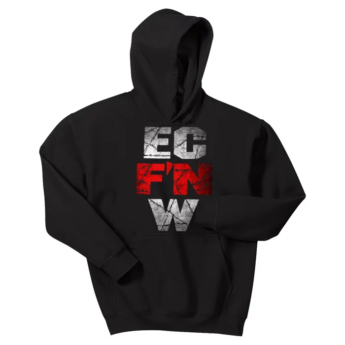 Ec FN W Extreme Championship Wrestling Kids Hoodie