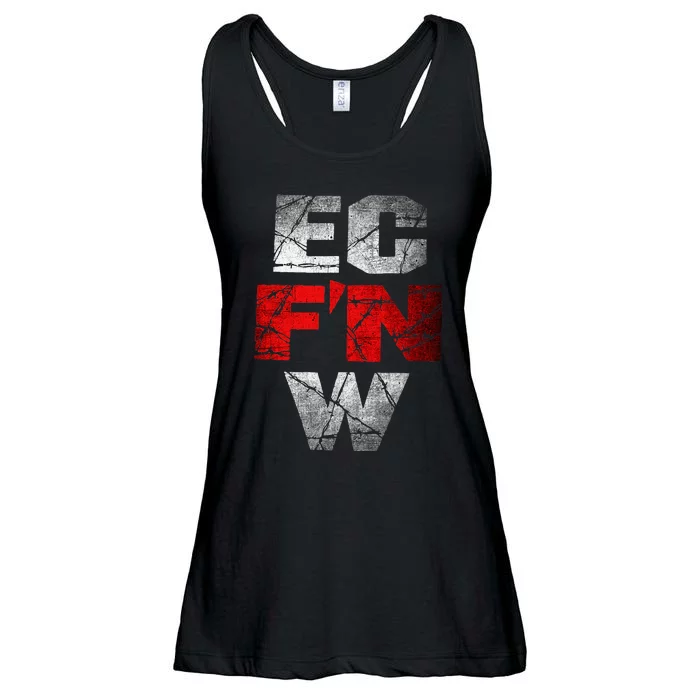 Ec FN W Extreme Championship Wrestling Ecw Ladies Essential Flowy Tank