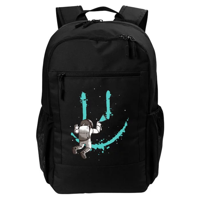 EDM Graffiti Astronaut Design Dance Rave Music Festival Daily Commute Backpack