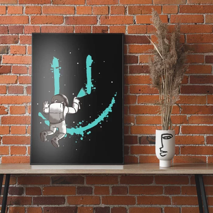 EDM Graffiti Astronaut Design Dance Rave Music Festival Poster