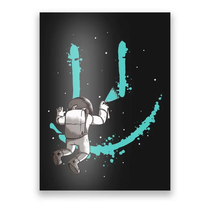 EDM Graffiti Astronaut Design Dance Rave Music Festival Poster