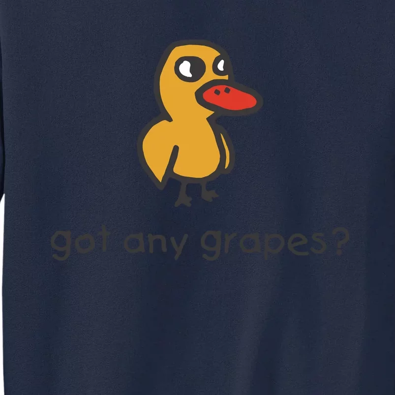 Embroidered Got Any Grapes Duck Tall Sweatshirt