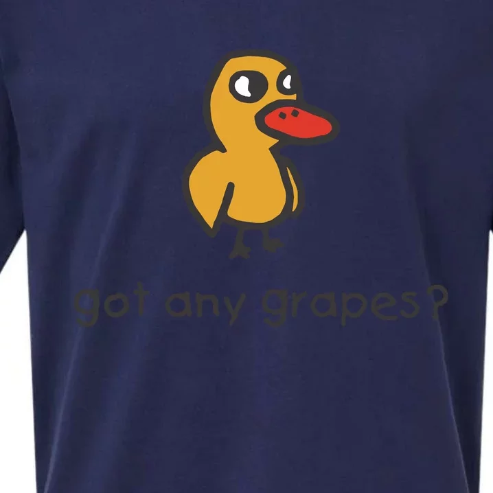 Embroidered Got Any Grapes Duck Sueded Cloud Jersey T-Shirt