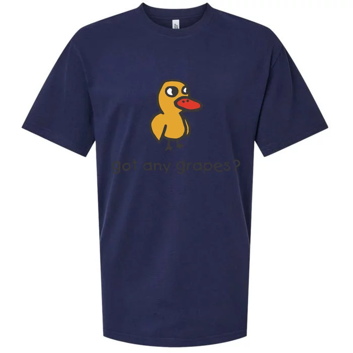 Embroidered Got Any Grapes Duck Sueded Cloud Jersey T-Shirt