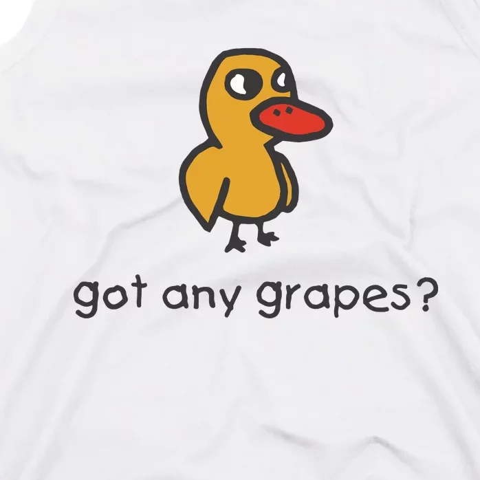 Embroidered Got Any Grapes Duck Tank Top