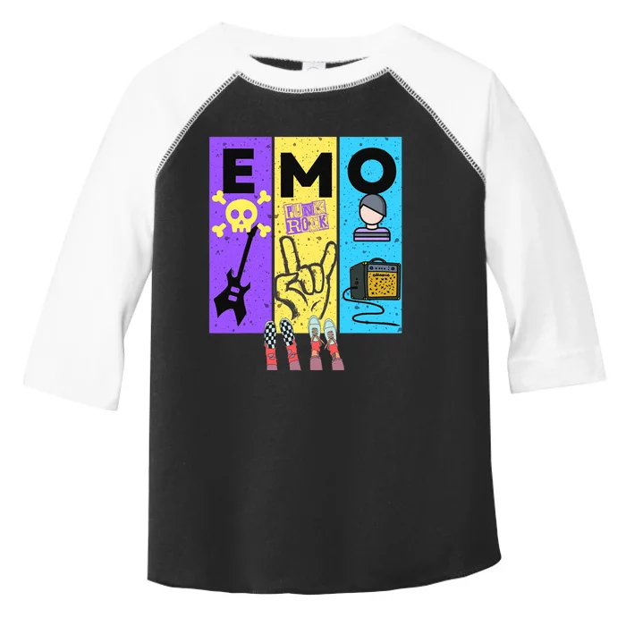 Emo Grunge Alternative Style Toddler Fine Jersey T-Shirt