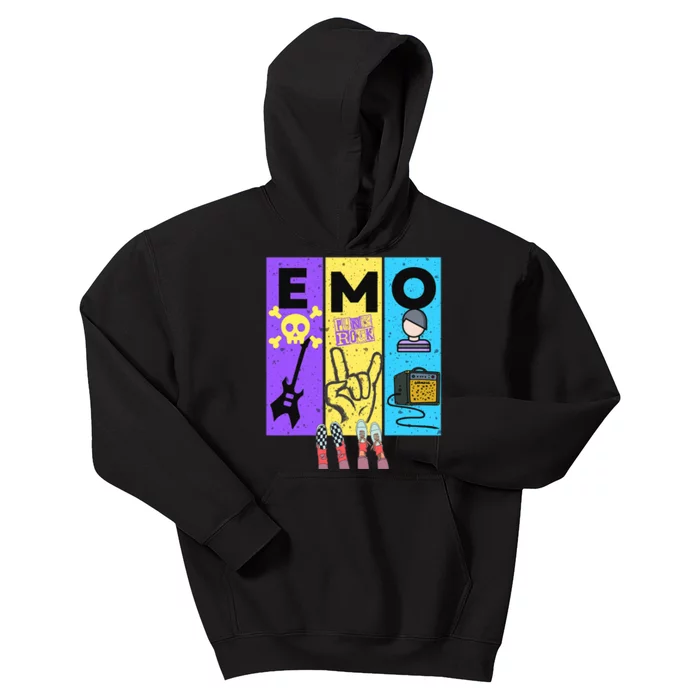 Emo Grunge Alternative Style Kids Hoodie