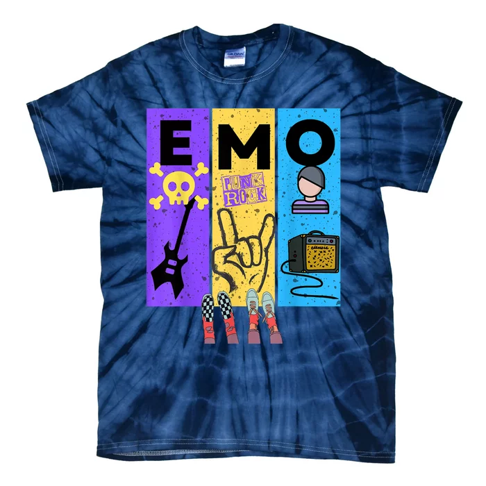 Emo Grunge Alternative Style Tie-Dye T-Shirt