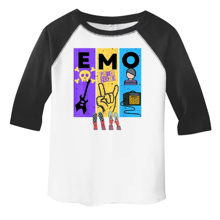 Emo Grunge Alternative Style Toddler Fine Jersey T-Shirt