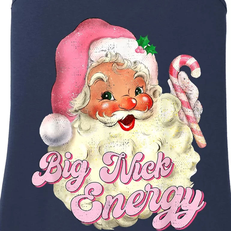 Etro Groovy Big Nick Santa Energy Pink Santa Christmas Xmas Ladies Essential Tank