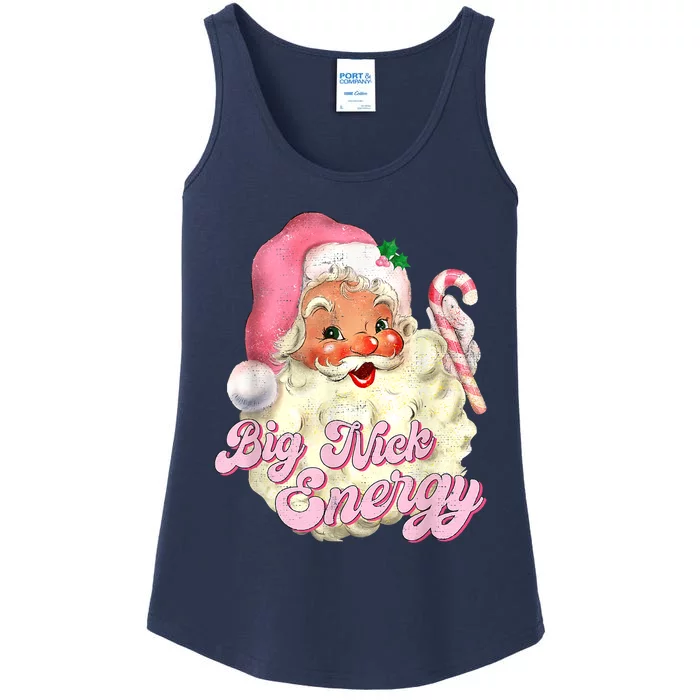 Etro Groovy Big Nick Santa Energy Pink Santa Christmas Xmas Ladies Essential Tank