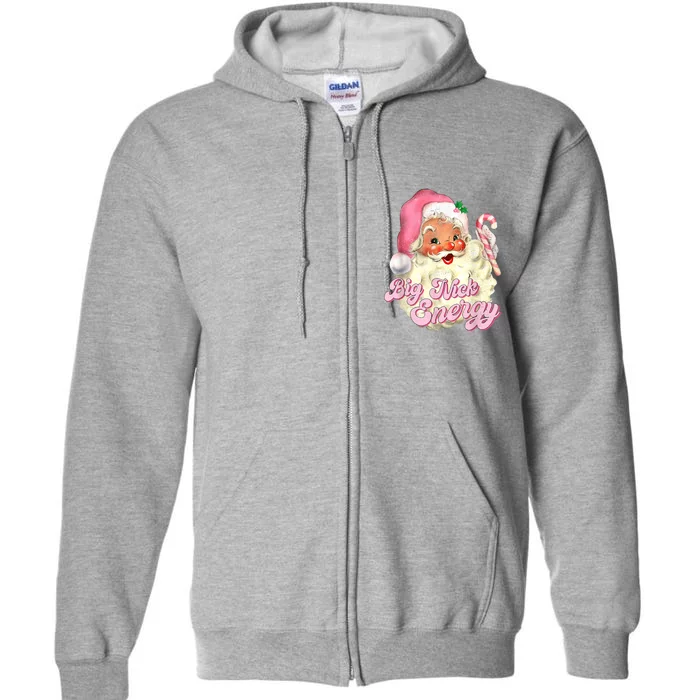 Etro Groovy Big Nick Santa Energy Pink Santa Christmas Xmas Full Zip Hoodie