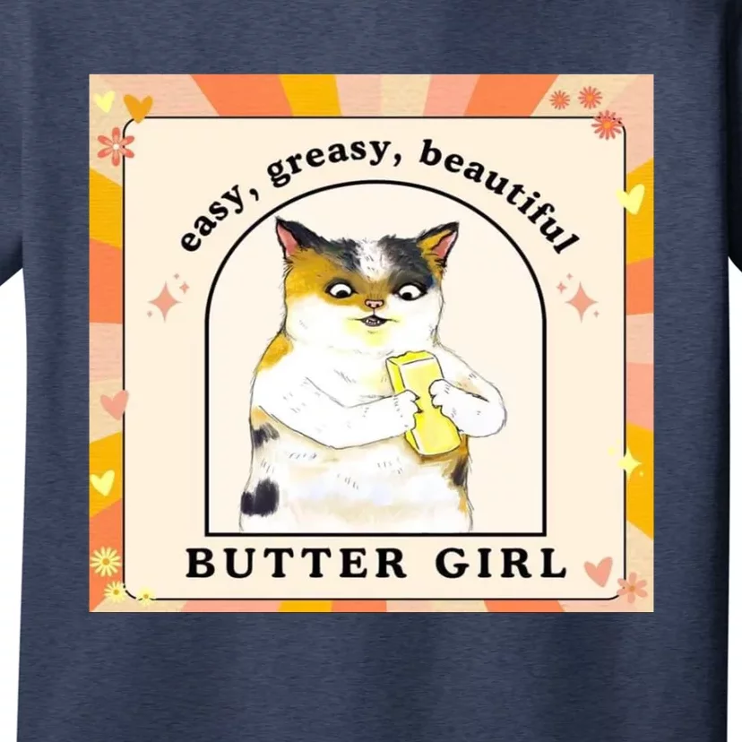 Easy Greasy Beautiful Butter Girl T-Shirt