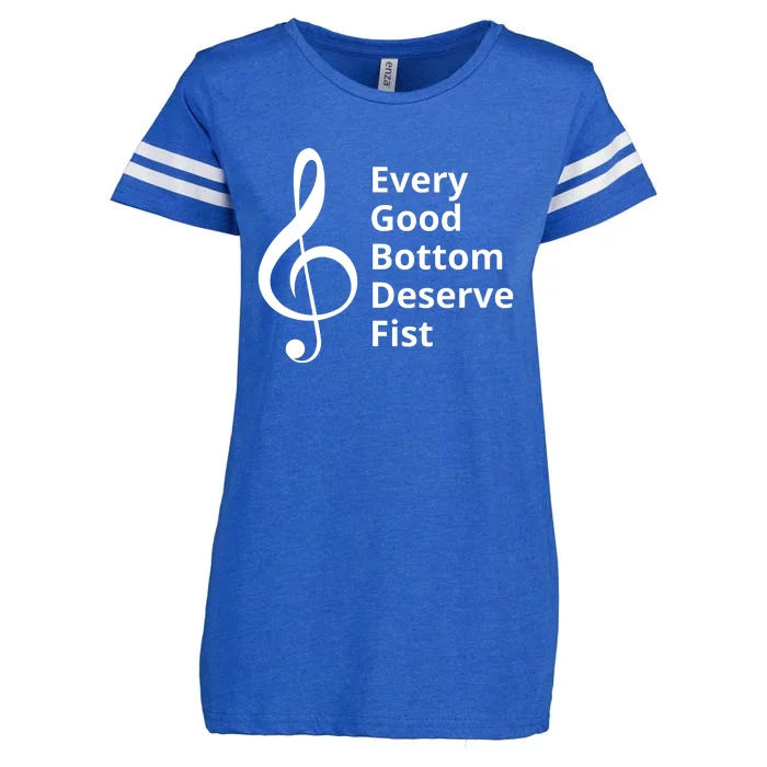 Every Good Bottom Deserve Fist Funny Music Enza Ladies Jersey Football T-Shirt