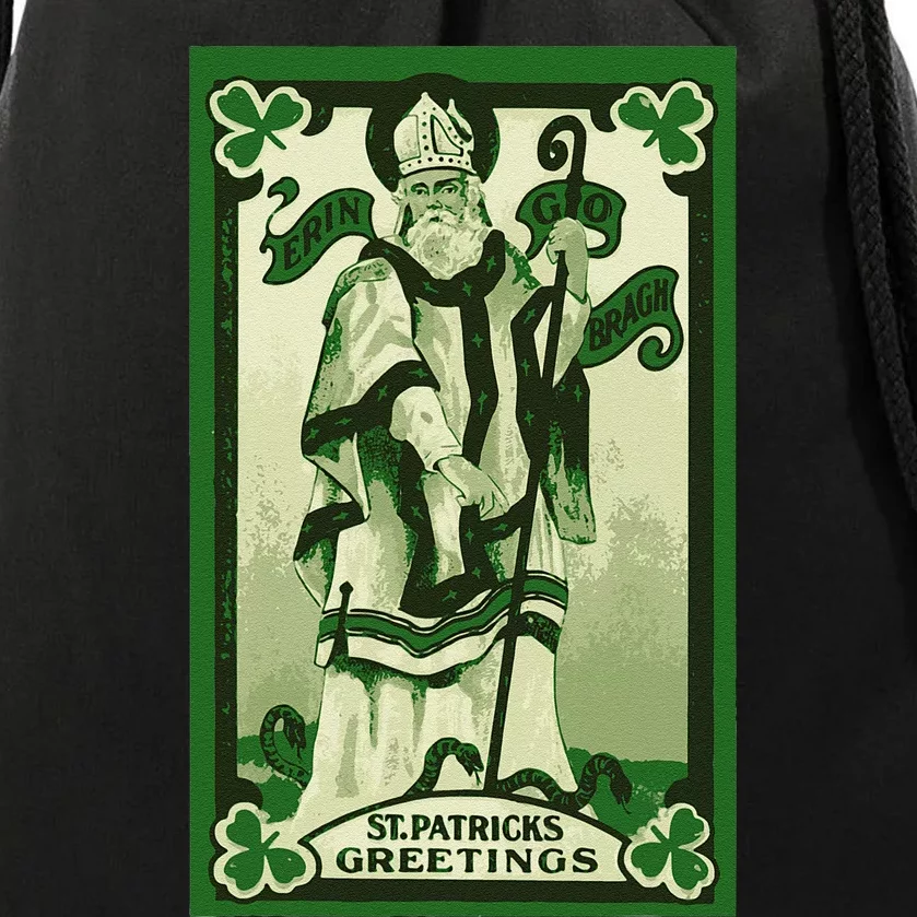 Erin Go Bragh Saint Patrick's Day Irish Drawstring Bag