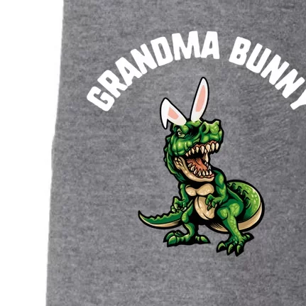 Easter Grandma Bunny Trex Dinosaur Bunny Ears Meaningful Gift Doggie 3-End Fleece Hoodie