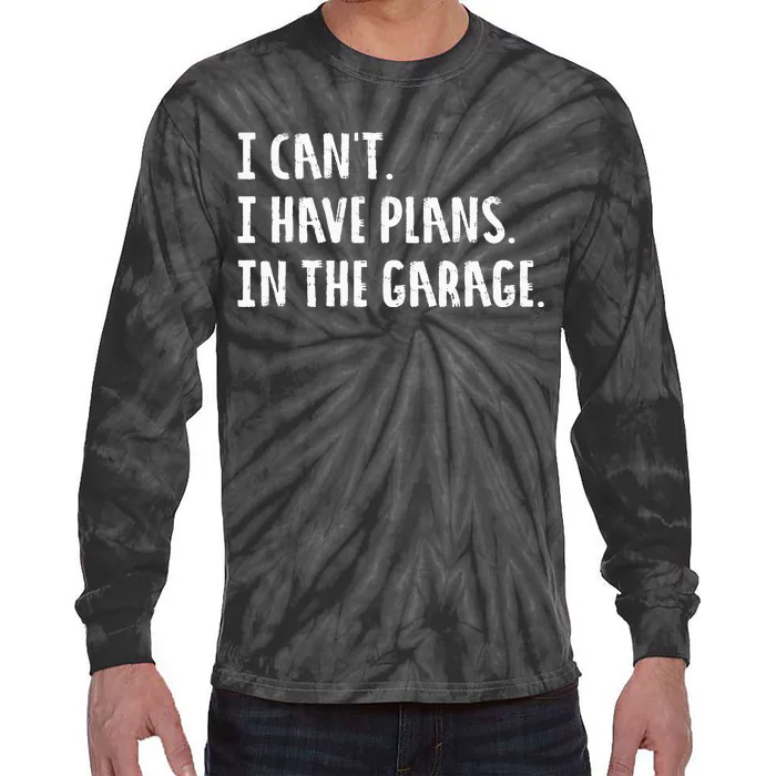 Engineer Garage Car Guy Saracastic Joke Tie-Dye Long Sleeve Shirt