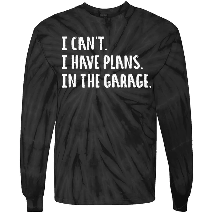 Engineer Garage Car Guy Saracastic Joke Tie-Dye Long Sleeve Shirt