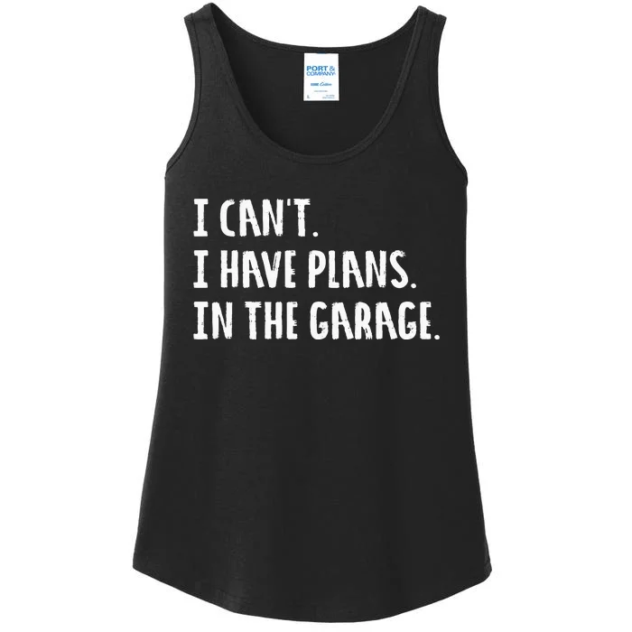 Engineer Garage Car Guy Saracastic Joke Ladies Essential Tank