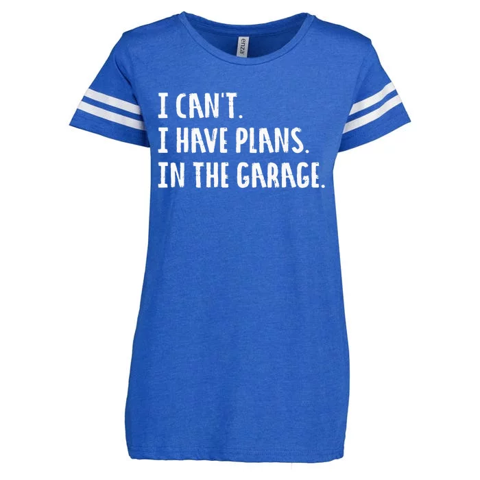 Engineer Garage Car Guy Saracastic Joke Enza Ladies Jersey Football T-Shirt