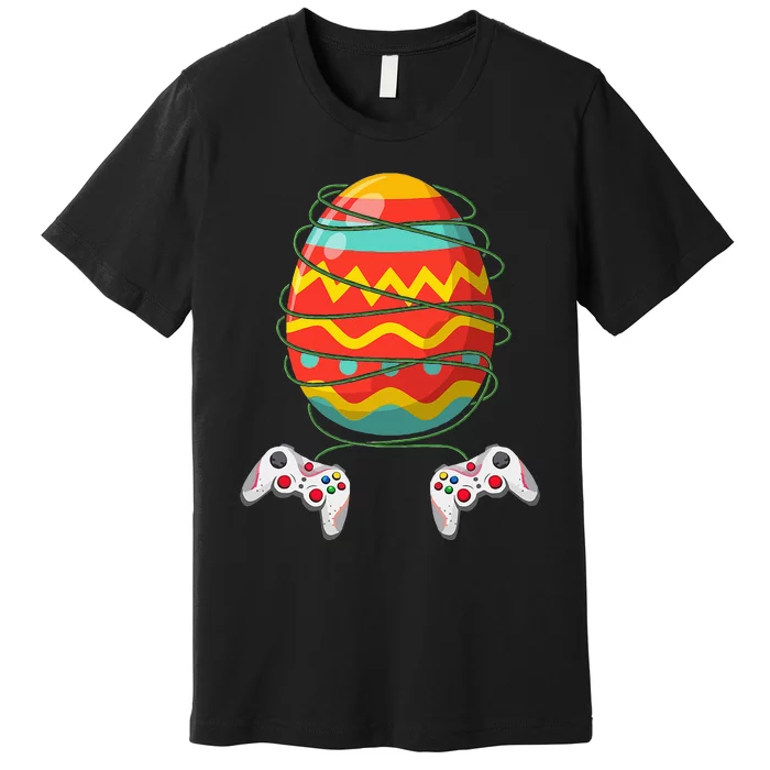 Easter Gamer Controller Egg Gaming Lover Premium T-Shirt