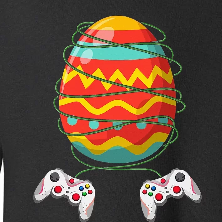 Easter Gamer Controller Egg Gaming Lover Toddler Sweatshirt