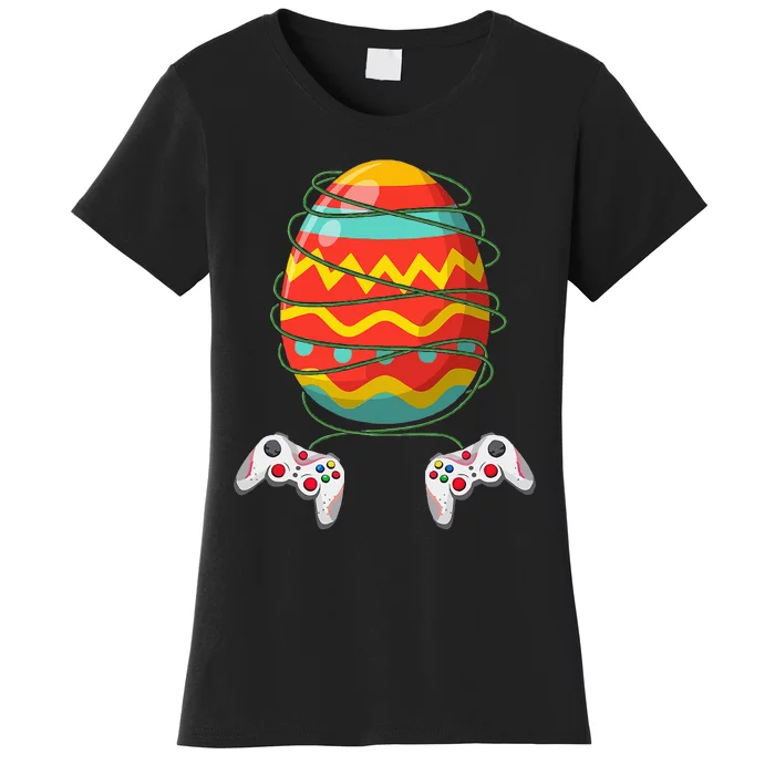 Easter Gamer Controller Egg Gaming Lover Women's T-Shirt