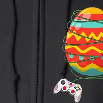 Easter Gamer Controller Egg Gaming Lover Full Zip Hoodie