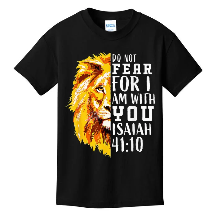 Easter Gifts Christian Bible Verse Lion Of Judah Kids T-Shirt