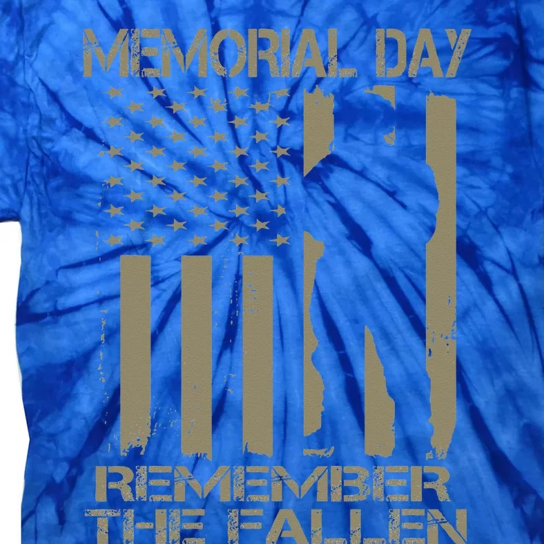 Eternal GratitudeMemorial Day TributeRemember The Fallen Tie-Dye T-Shirt