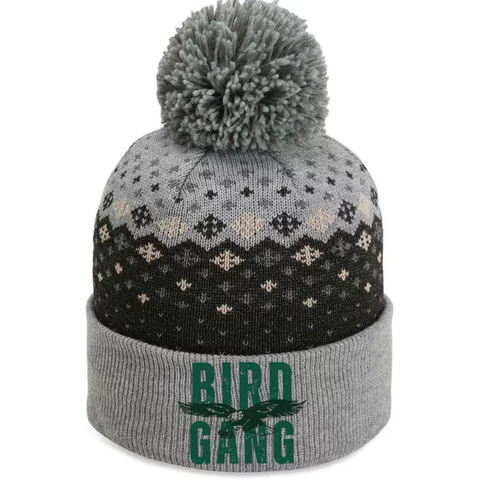 Eagles Game Day Football The Baniff Cuffed Pom Beanie