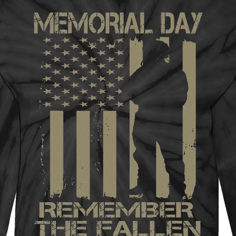 Eternal GratitudeMemorial Day TributeRemember The Fallen Tie-Dye Long Sleeve Shirt