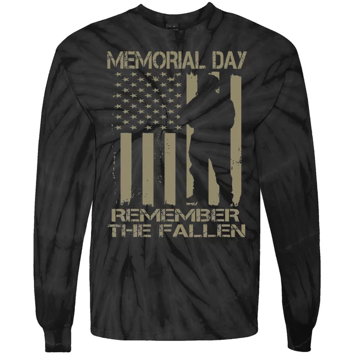 Eternal GratitudeMemorial Day TributeRemember The Fallen Tie-Dye Long Sleeve Shirt