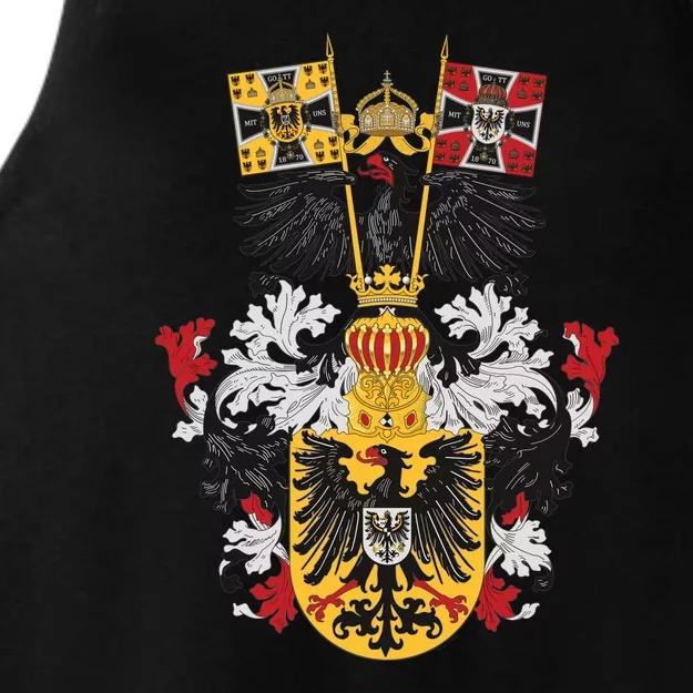 Emblem German Empire Emblem Of The Emperor Ladies Tri-Blend Wicking Tank