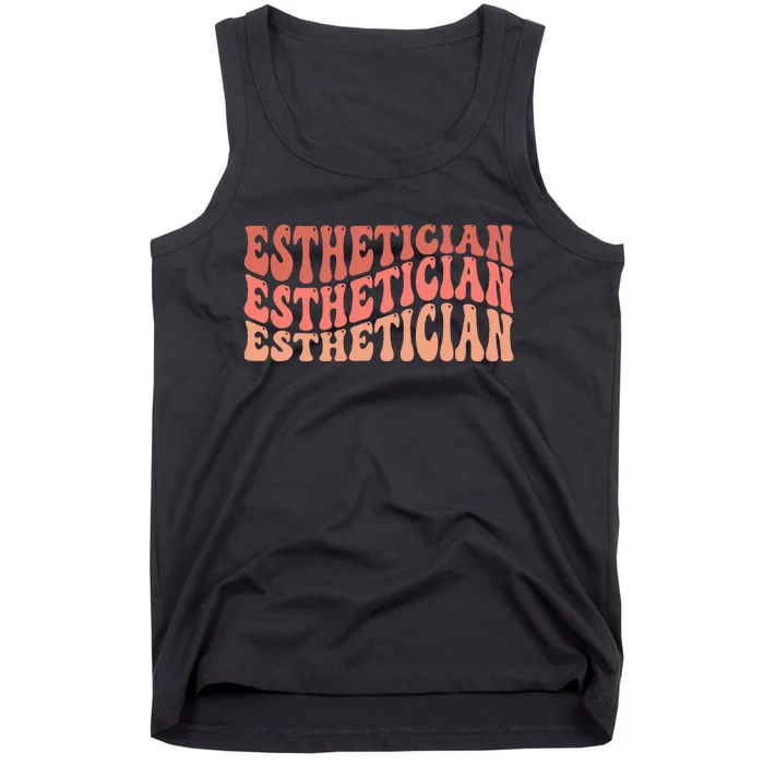 Esthetician groovy Tank Top