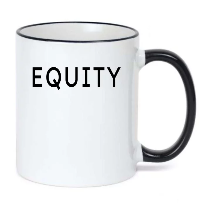 Equity Gift Black Color Changing Mug