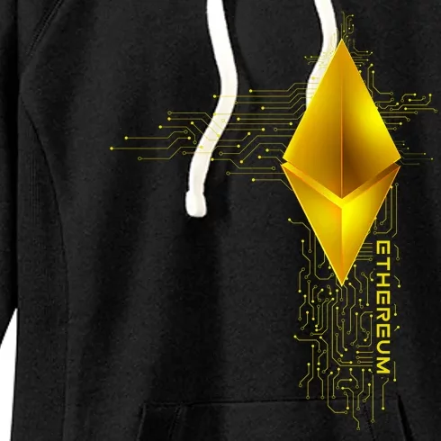 Ethereum GOLD ETH Cryptocurrency Bitcoin Women's Fleece Hoodie