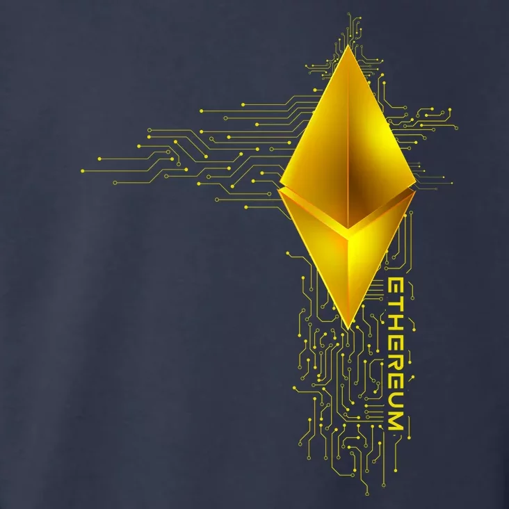 Ethereum GOLD ETH Cryptocurrency Bitcoin Toddler Hoodie