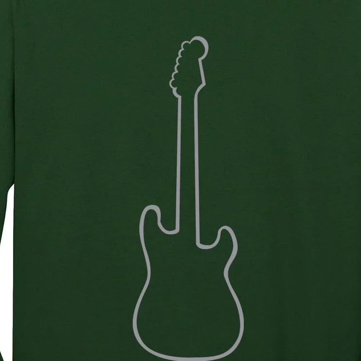 Electric Guitar Tall Long Sleeve T-Shirt