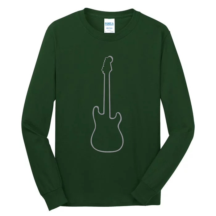 Electric Guitar Tall Long Sleeve T-Shirt