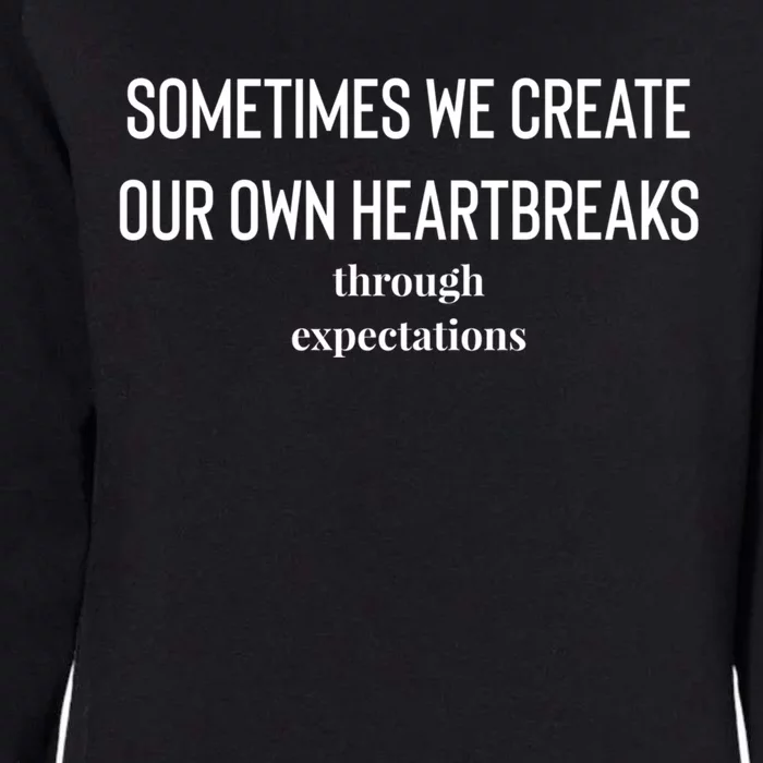 Expectations Gift Womens California Wash Sweatshirt