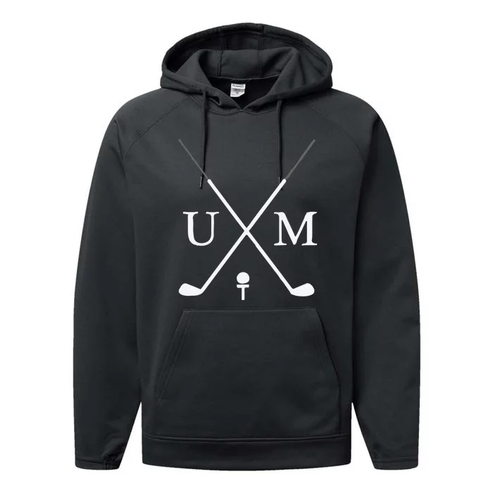 Embroidered Golf Performance Fleece Hoodie